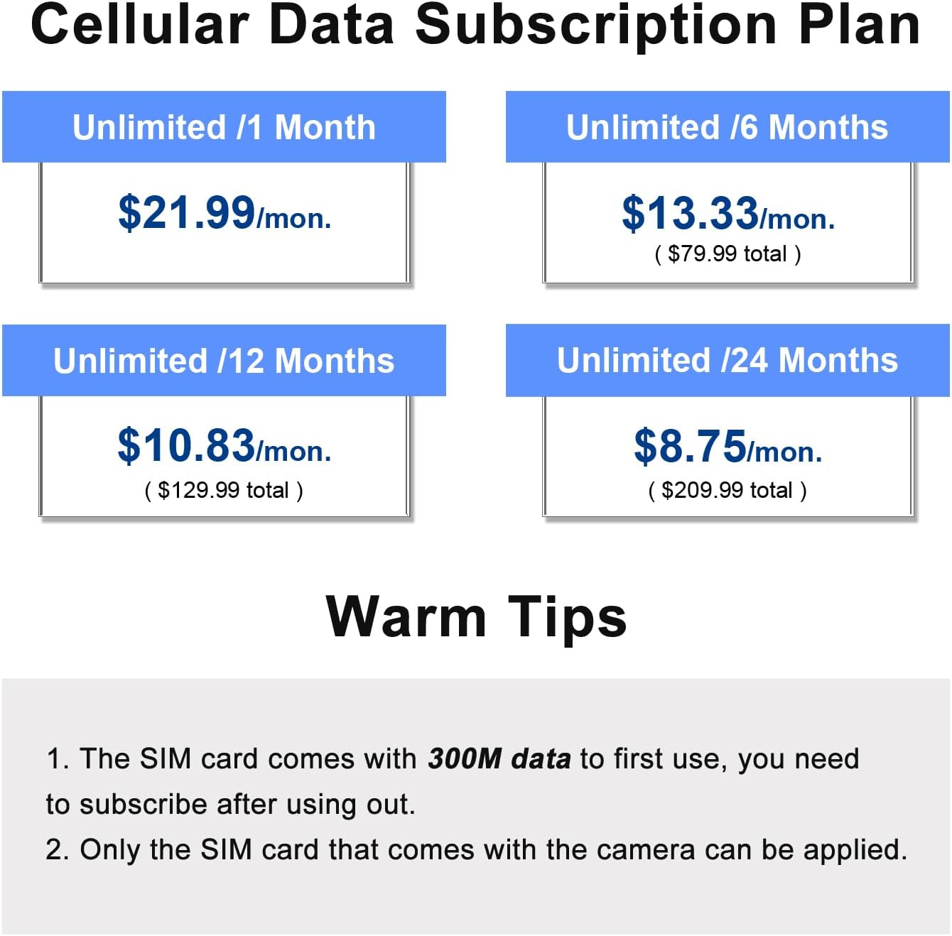 Cellular Security Camera Outdoor Wireless 4G LTE 2K