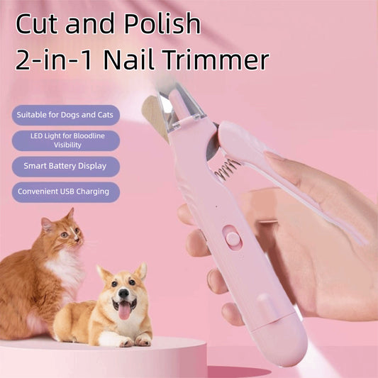 2 In 1 Pet Nail Clippers