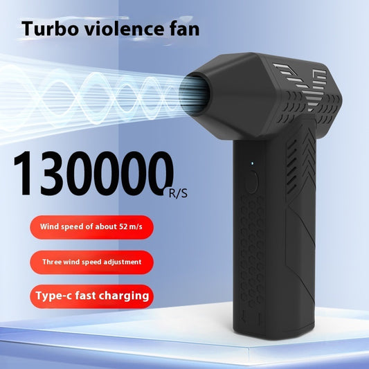 Violent Turbo Fan Outdoor Wireless Handheld Portable Dust Blowing Artifact Brushless Motor Car Fan