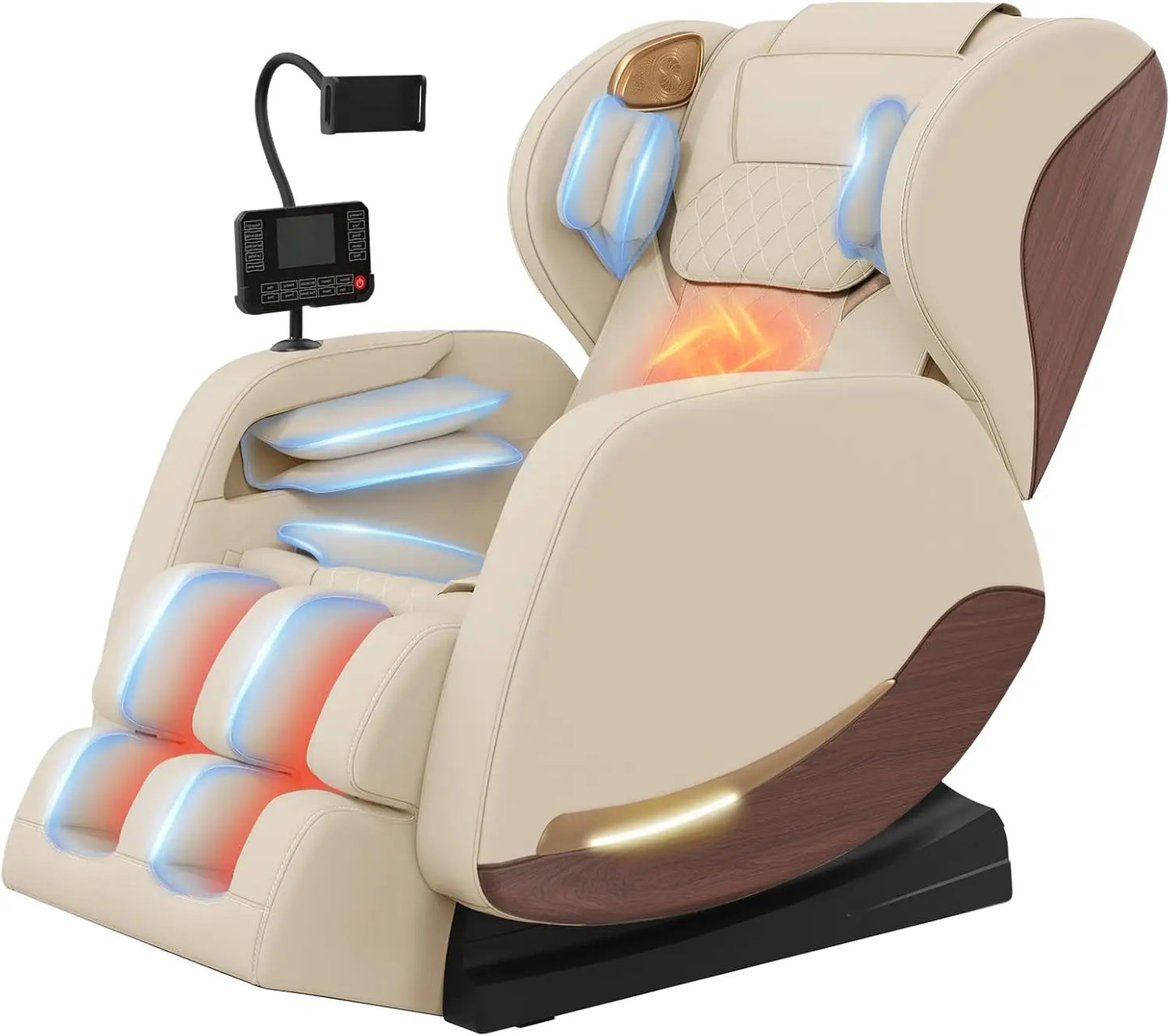2025 Massage Chair, Massage Chairs Full Body and Recliner with SL Track System, Zero Gravity, Heat Therapy, Full Air Massage & B