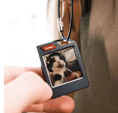 NFC Module-enabled E-ink Screen Keychain With Customizable Images