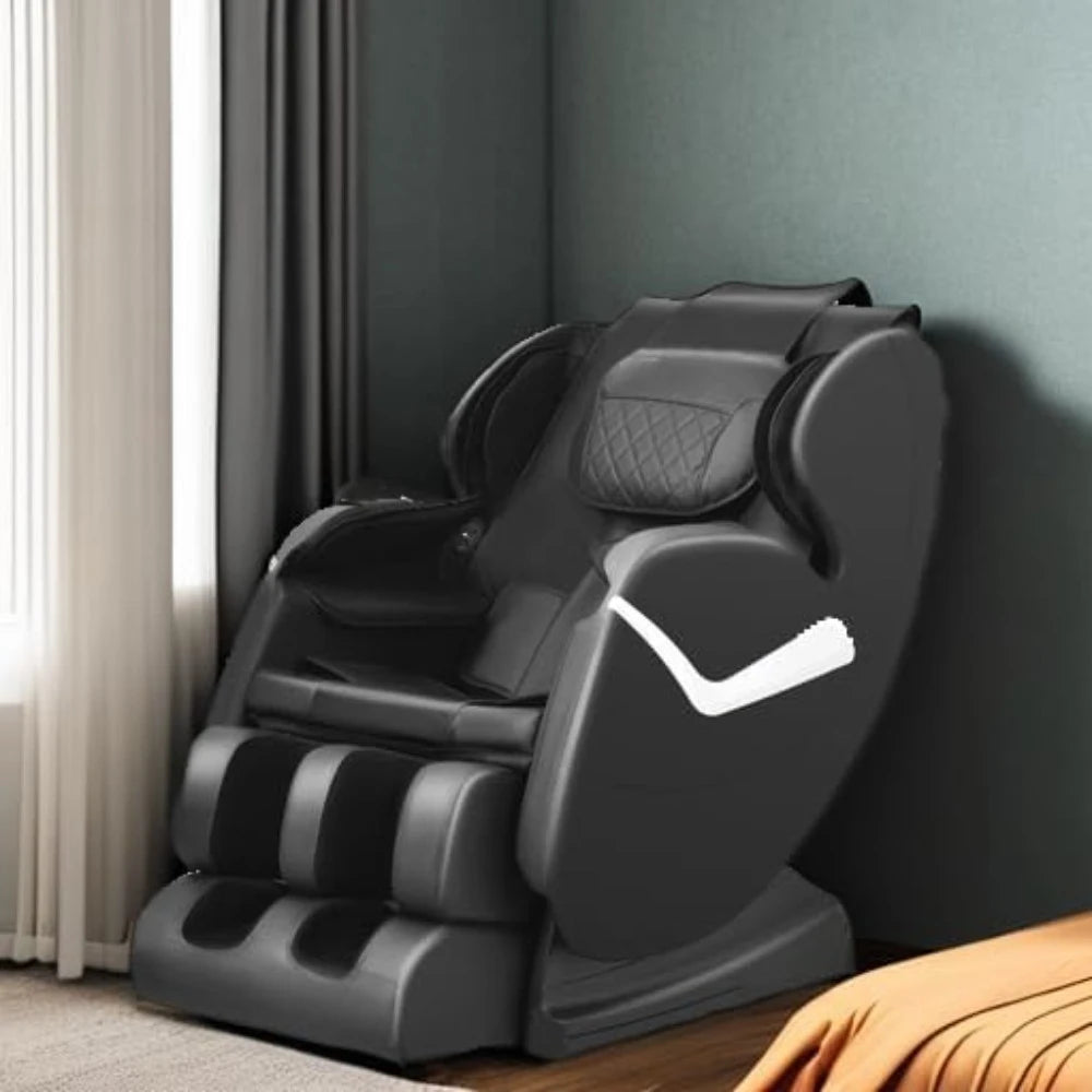 Massage Chair Zero Gravity Full Body Electric Shiatsu Massage Chair Recliner with Foot Rollers Built-in Heat Therapy