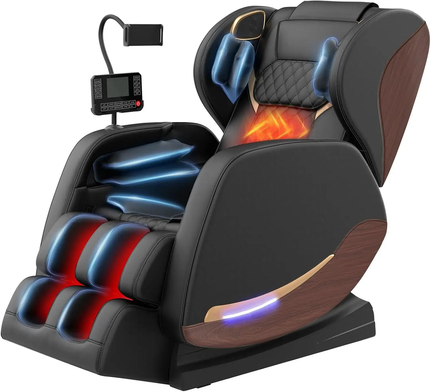 2025 Massage Chair, Massage Chairs Full Body and Recliner with SL Track System, Zero Gravity, Heat Therapy, Full Air Massage & B