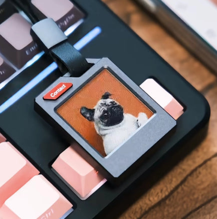 NFC Module-enabled E-ink Screen Keychain With Customizable Images