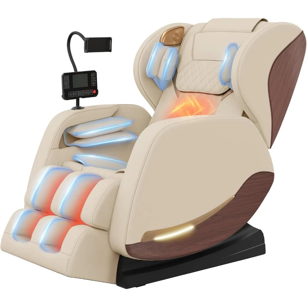 2025 Massage Chair, Massage Chairs Full Body and Recliner with SL Track System, Zero Gravity, Heat Therapy, Full Air Massage & B