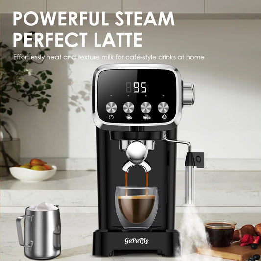 20 BAR Slim Espresso Machine With Milk Frother